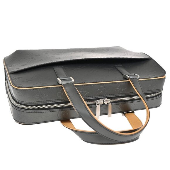 LOUIS VUITTON Malden Hand Tote Bag Monogram Mat Leather Black M55132 84KB365 - Picture 5 of 15